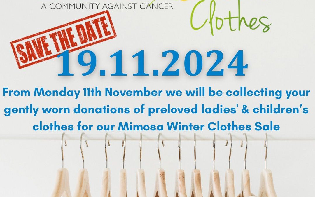 Mimosa Clothes Sale – 19th November 2024